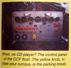 The Control Panel for the Float - Copyright – Stock Photo / Register Mark