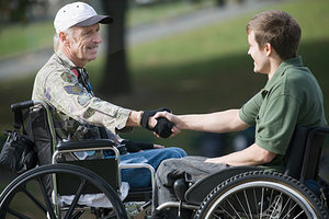 disabled veterans - Copyright – Stock Photo / Register Mark
