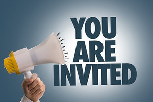 you are invited - Copyright – Stock Photo / Register Mark