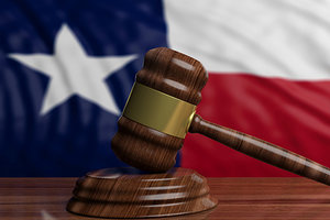 texas court - Copyright – Stock Photo / Register Mark