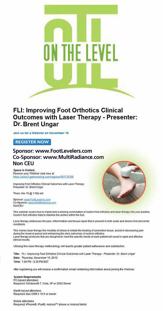 Improving Foot Orthotics - Copyright – Stock Photo / Register Mark
