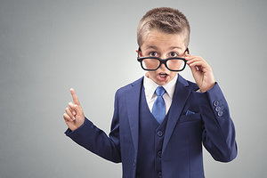 kid with glasses - Copyright – Stock Photo / Register Mark