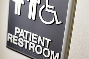 patients restroom - Copyright – Stock Photo / Register Mark