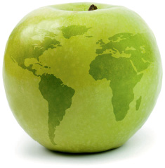 apple world - Copyright – Stock Photo / Register Mark