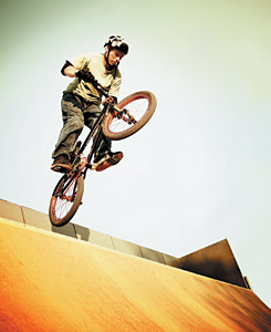 BMX rider - Copyright – Stock Photo / Register Mark