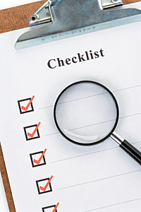 checklist - Copyright – Stock Photo / Register Mark
