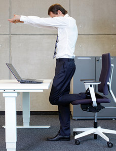 desk exercise - Copyright – Stock Photo / Register Mark
