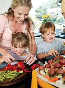 family cooking - Copyright – Stock Photo / Register Mark