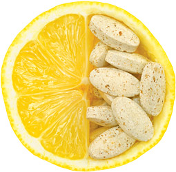 lemon with pills - Copyright – Stock Photo / Register Mark
