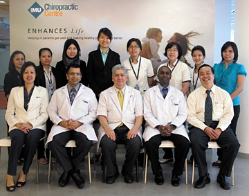 Staff of the chiropractic health center at IMU - Copyright – Stock Photo / Register Mark