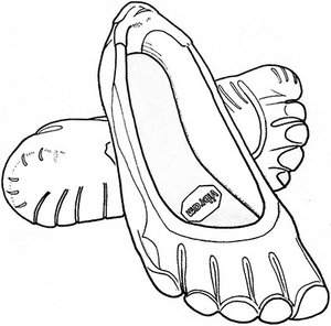 Barefoot running shoes - Copyright – Stock Photo / Register Mark