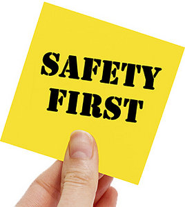 safety first - Copyright – Stock Photo / Register Mark
