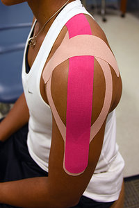 shoulder taping - Copyright – Stock Photo / Register Mark