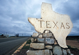 texas road sign - Copyright – Stock Photo / Register Mark
