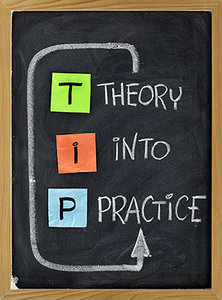 theory into practice - Copyright – Stock Photo / Register Mark