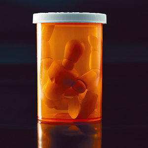 trapped by medicine - Copyright – Stock Photo / Register Mark